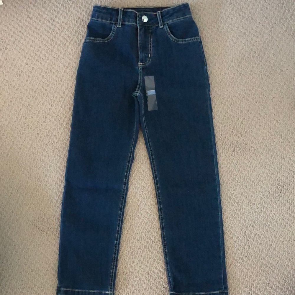 NWT Jacadi Girls Denim Jeans